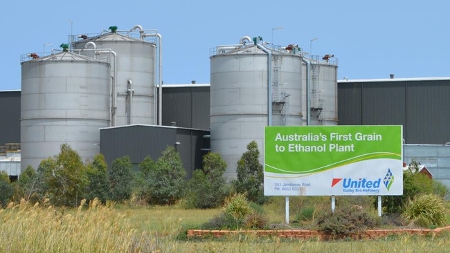 Dalby Bio-Refinery turns grain into ethanol.