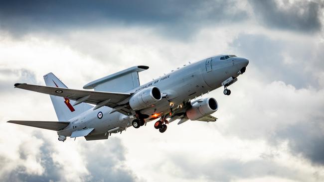 An RAAF E-7A Wedgetail aircraft.