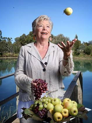 Maggie Beer at the Pheasant Farm.