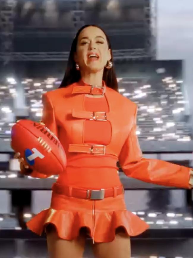 Katy Perry will headline the AFL Grand Final. source : AFL