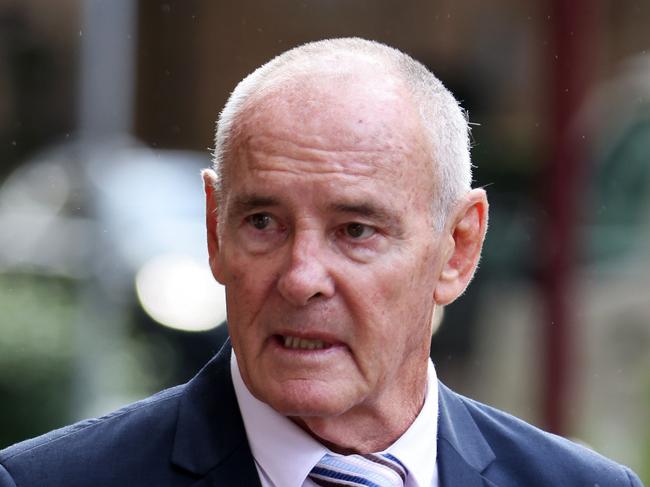 SYDNEY, AUSTRALIA - NewsWire Photos MAY 9, 2022:  Chris Dawson pictured as he arrives at the Supreme Court, Sydney CBD. Ex-Newtown Jets player and school teacher Chris Dawson was charged with murdering his wife Lynette in 1982.Picture: NCA NewsWire / Damian Shaw