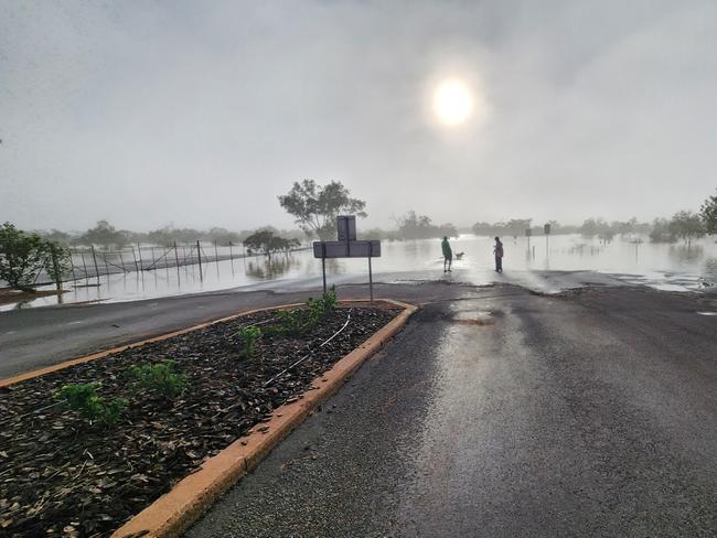 Small town Quilpie has been turned into an in-land island as communities across Western Queensland reach record flood levels. Photo taken by: Roger Volz