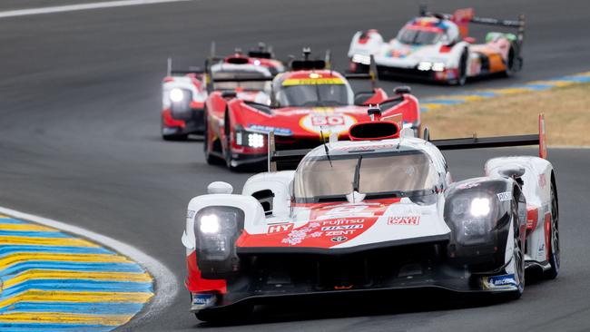 Toyota’s hybrid racer finished second at Le Mans in 2023. Photo: Fred TANNEAU/AFP