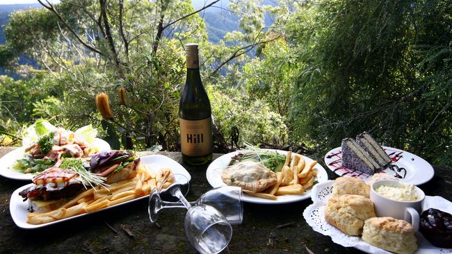 A selection from The Lamington Teahouse at Binna Burra Lodge. 