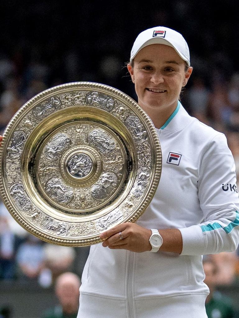 Barty has waved goodbye to tennis. (Photo by AELTC/Jed Leicester / AFP)