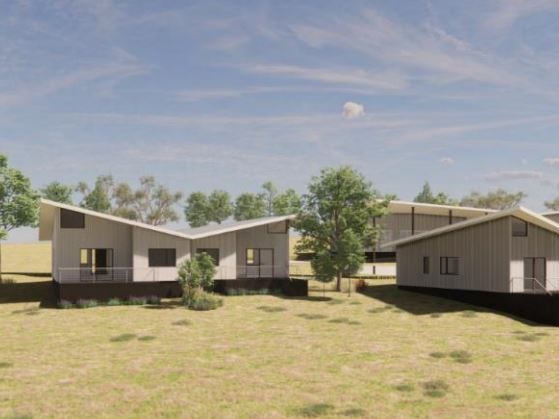 Artist impression of the temporary refuge accommodation. Picture: Hornsby Council