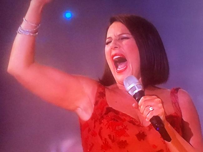 Julia Morris at the 58th annual TV Week Logie Awards. Picture: Channel 9