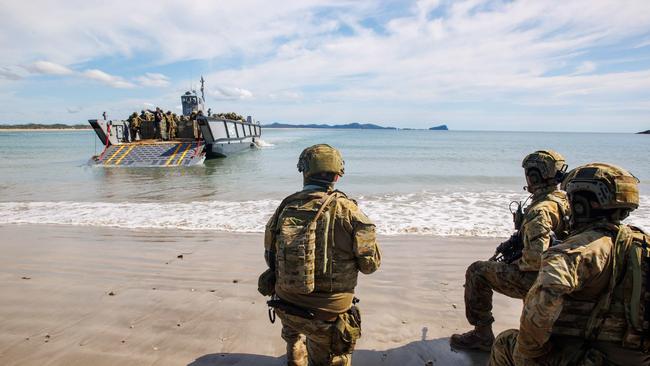 Australian Army soldiers during Exercise Trident in Queensland last year.