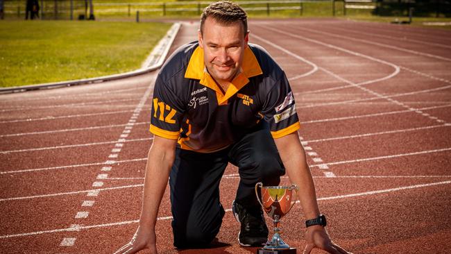 Whittlesea City Little Athletics coach Craig Chapman. Picture: Mark Dadswell