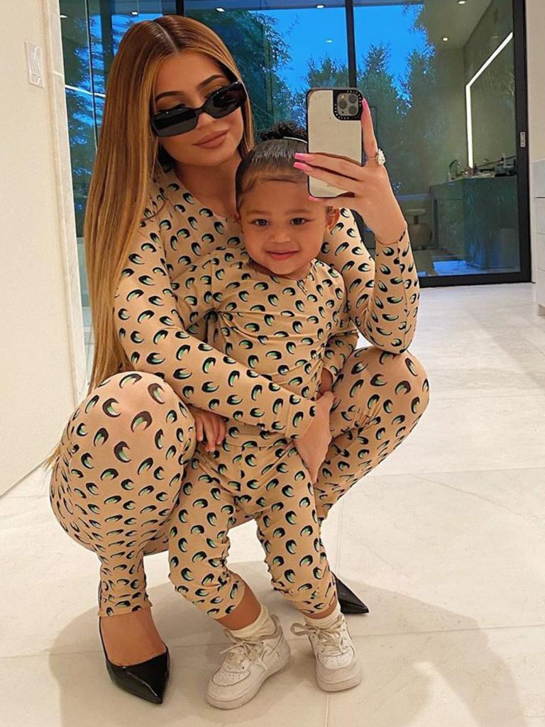 Kylie Jenner's Tracksuit With Baby Stormi