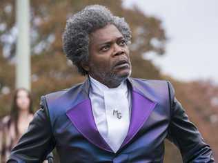 Samuel L Jackson in a scene from the movie Glass. . Picture: Jessica Kourkounis