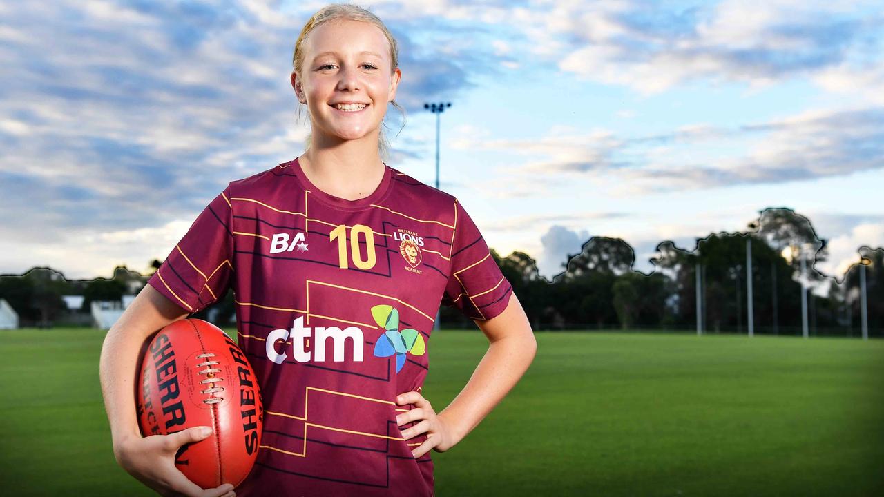 Rising Sunshine Coast Aussie rules talent Molly Ferguson. Picture: Patrick Woods.