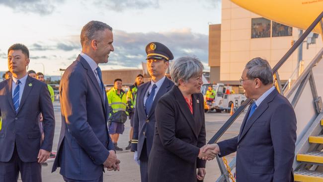 Mr Li met with SA Premier Peter Malinauskas MP and Penny Wong. Pictured on June 15 2024. Picture: Ben Clark / NewsWire