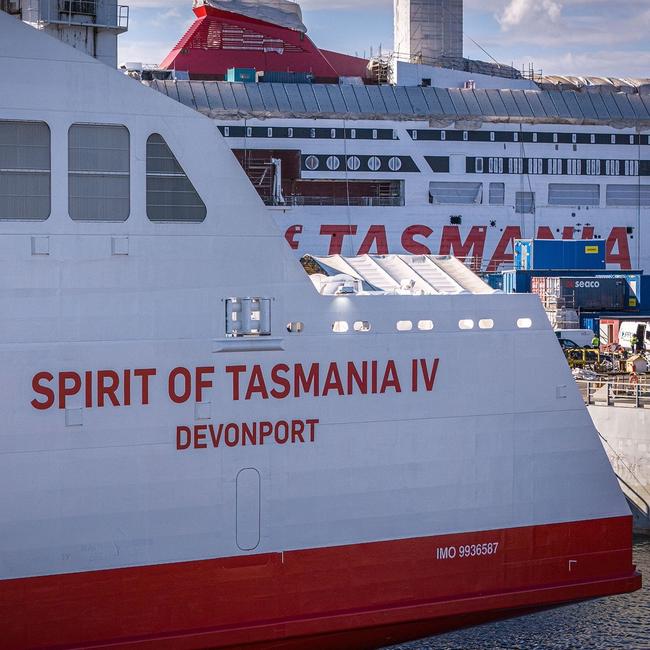 TT-Line operator Spirit of Tasmania. Picture: Rauma Marine Constructions