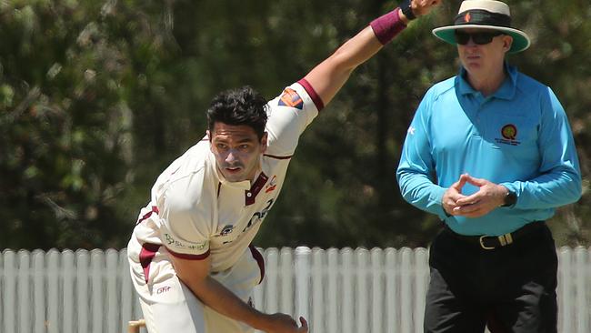 Toombul bowler Chris Knight will be pushing for state selection. Pic Mike Batterham