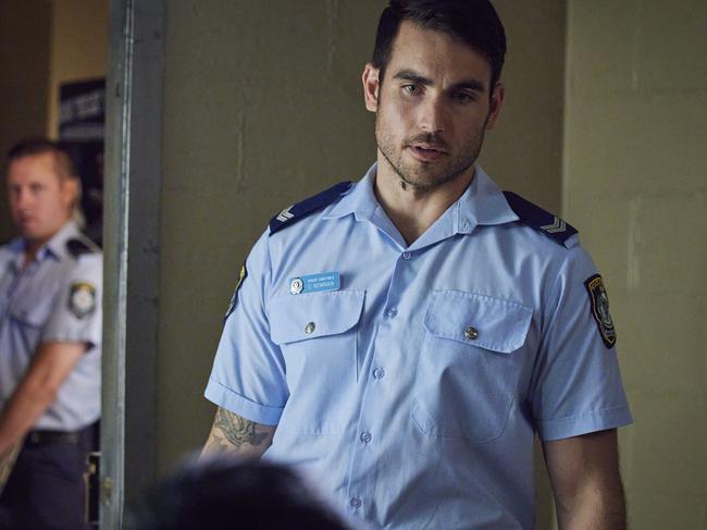 New cop Cash Newman (Nick Cartwright) has a tough job ahead of him. Picture: Channel 7