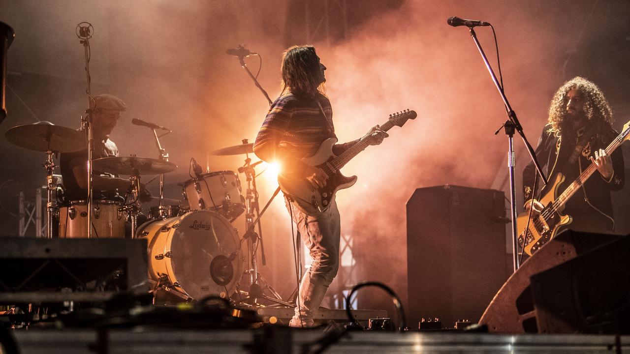 The Whitlams perform their Eternal Nightcap album at the Toowoomba Carnival of Flowers Festival of Food and Wine. Sunday, September 11, 2022. Picture: Nev Madsen.