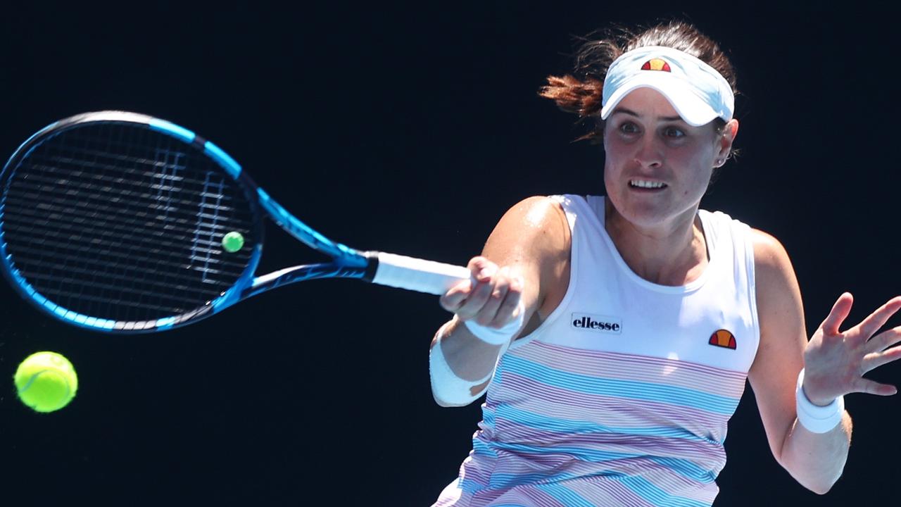 Queensland’s Kim Birrell is one win away from the Australian Open main draw. Picture: Getty Images