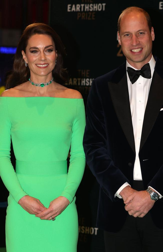 Catherine, Princess of Wales and Prince William, Prince of Wales attend The Earthshot Prize 2022 at MGM Music Hall at Fenway in Boston, Massachusetts. Picture: Getty