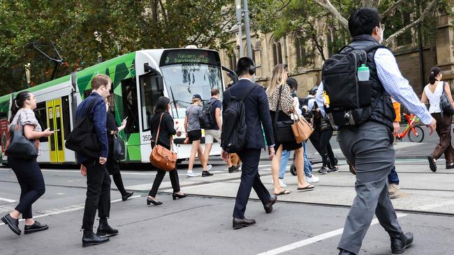 Monday is the quietest day on the public transport network. Picture: Ian Currie