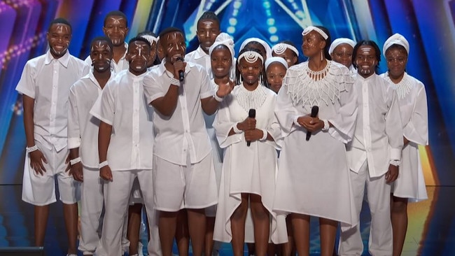 The Mzansi Youth Choir perform on America's Got Talent.