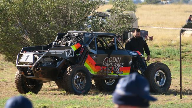 Travis Robinson failed to complete his prologue lap. Thousands have turned up to watch the prologue for the 2024 Tatts Finke Desert Race.