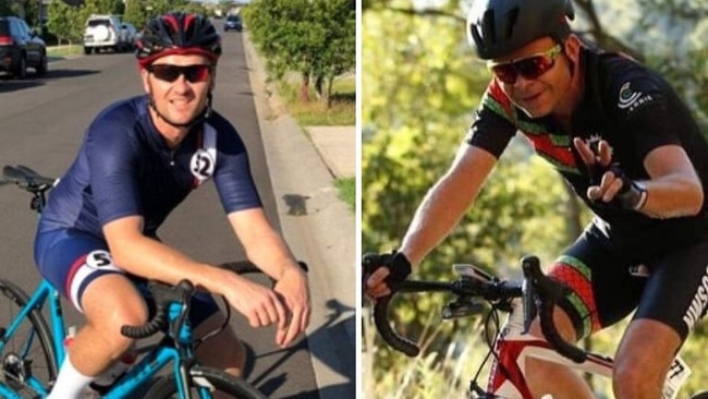 Chris Culver, 40, left, and Geoff Havill, 49, right, were tragically killed when they were hit by a car on Kurrajong Rd, Richmond, in the early hours of December 19, 2019. Picture: Supplied