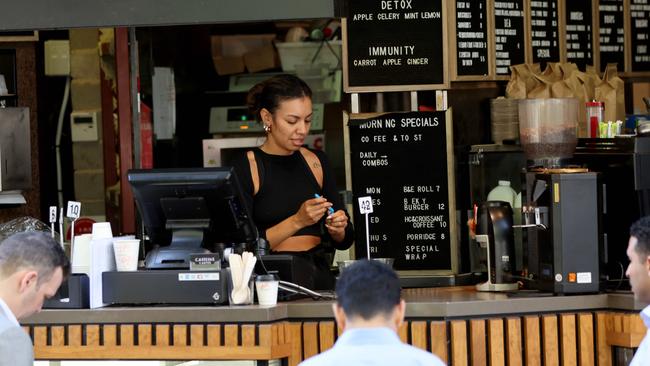 Australia’s labour market remained red hot through February as the economy absorbed still high migrant arrivals into the workforce. Picture: NCA NewsWire / Damian Shaw