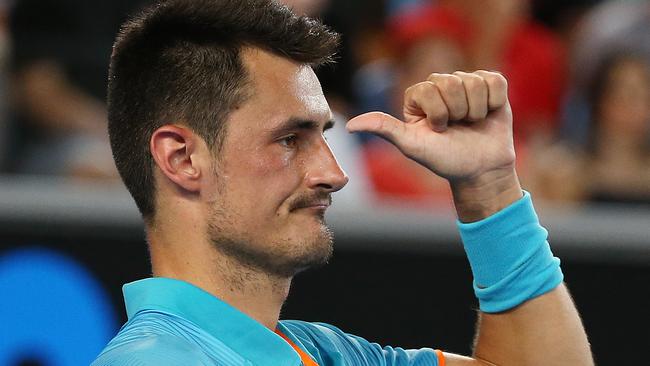 Bernard Tomic lost in the Australian Open first round. Picture: Michael Klein