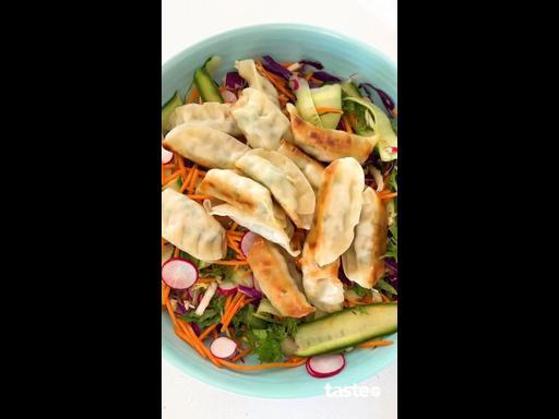 Dumpling salad