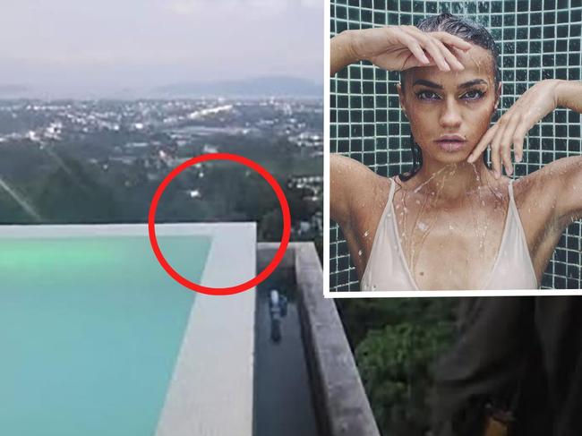 The model plunged to her death.