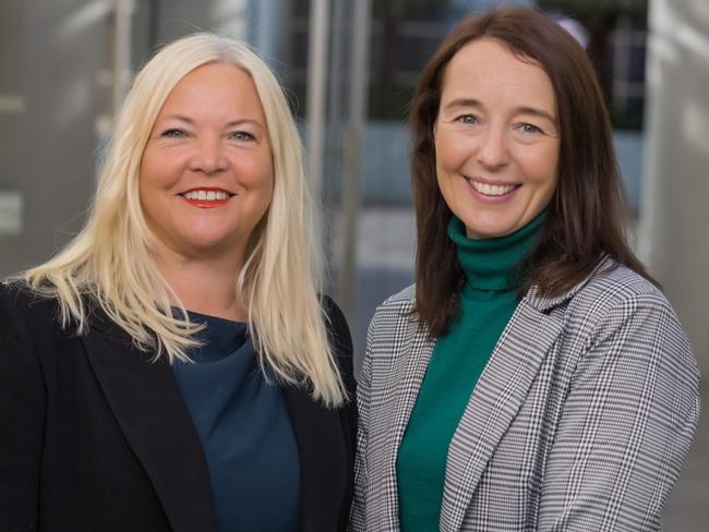 Professor Sylvia Gustin (left) with Dr Nell Norman-Grant. Picture: Supplied