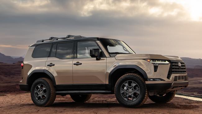 The rugged look includes flared wheel arches and chunky off-road tyres. Picture: Supplied.