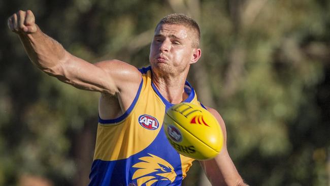 Nathan Vardy of the West Coast Eagles.