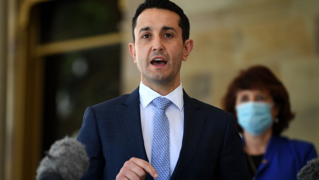 Queensland Leader of the Opposition David Crisafulli said the new ambulance ramping figures were "deeply concerning". Picture: NCA NewsWire / Dan Peled