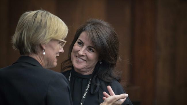 Parliament, Jen Butler MP and Jo Palmer MLC. Picture: Chris Kidd