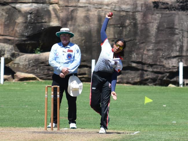 Varada Vinay in action for UTS North Sydney at Tunks Park. Supplied: UTS North Sydney