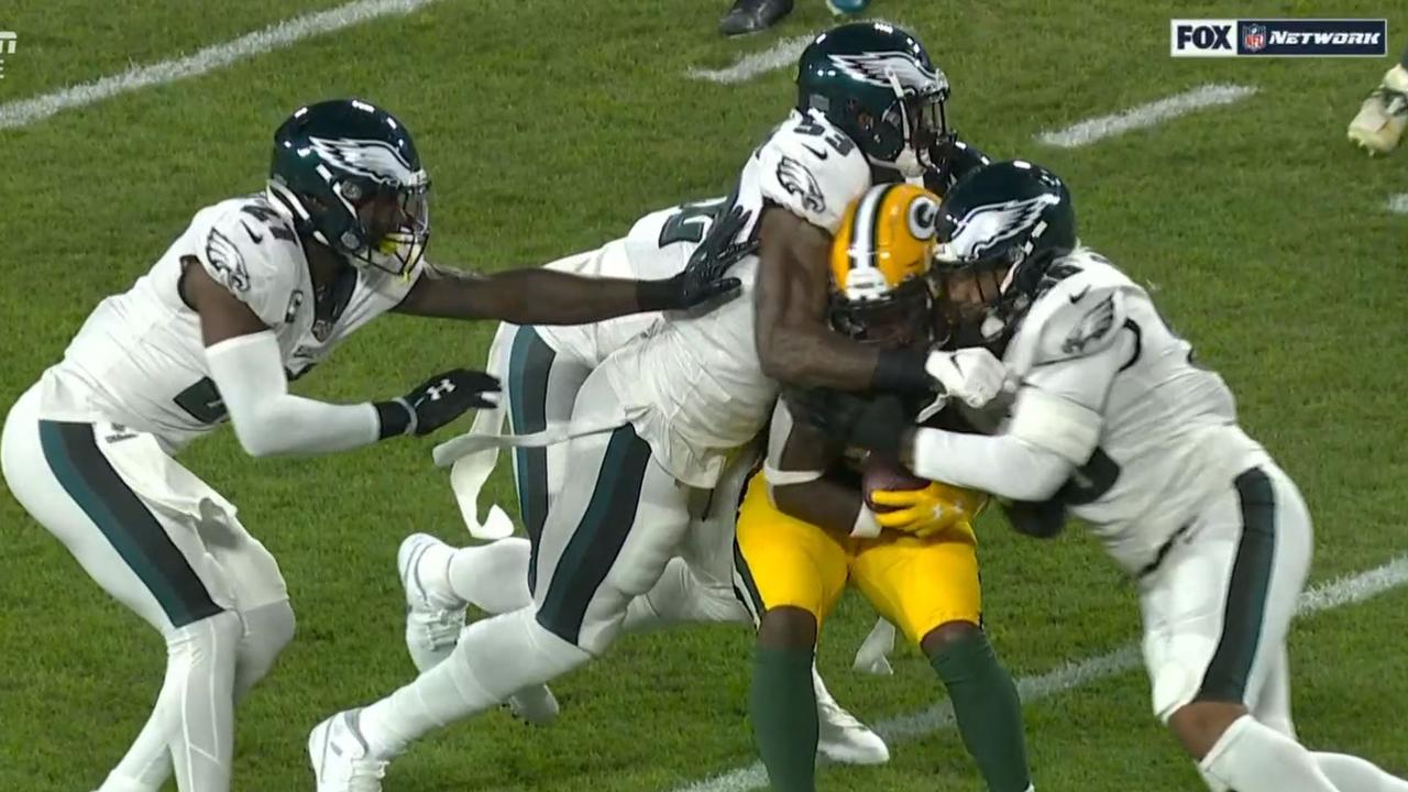 NFL news: Jamaal Williams knocked out, Green Bay Packers vs Philadelphia  Eagles