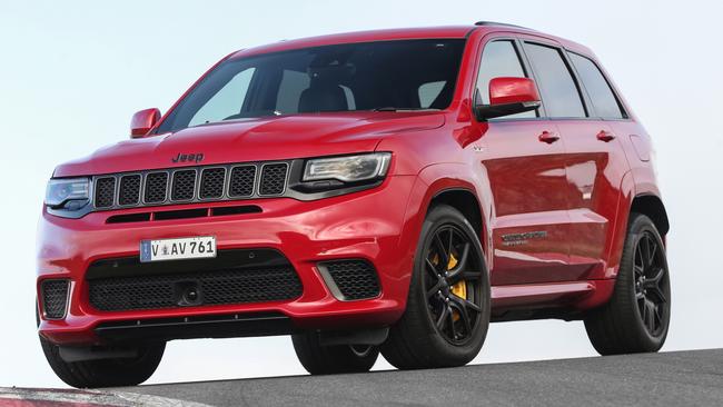 The Trackhawk is one of the few cars with more than 500kW.