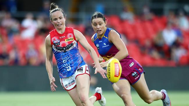 Daisy Pearce has led Melbourne’s AFLW side for years. (Photo by Chris Hyde/Getty Images)