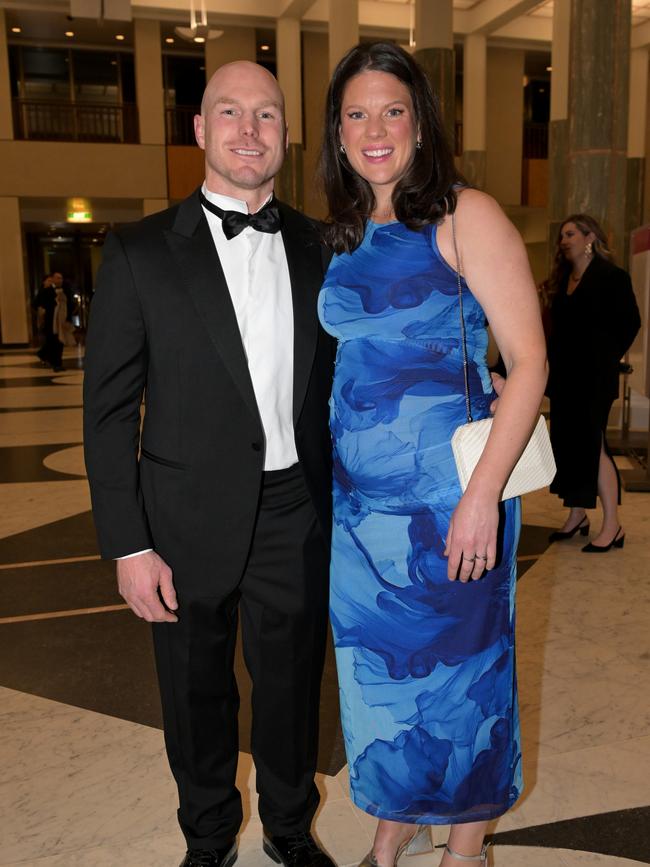 David Pocock and Emma Palandri. Picture: Getty Images