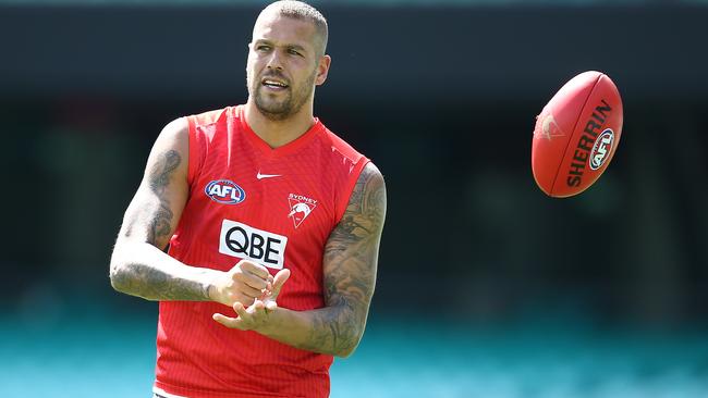 Lance Franklin’s absence helped the club get a better draft pick. Picture: Getty Images