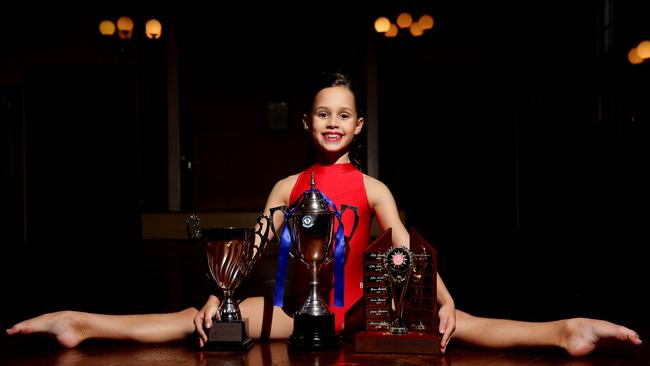 Three-time national physie champion Emma Baldwin is also a Junior Sports Star nominee for the Mosman Daily. Picture: Annika Enderborg