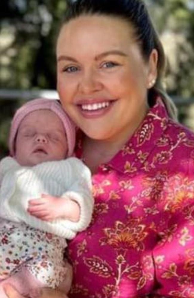 Tayla Black with baby daughter, Murphy Margaret.