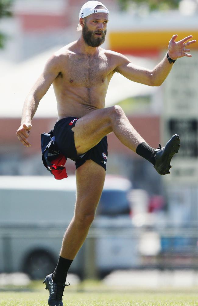 Max Gawn has shed eight kilograms in the off-season. Picture: Getty