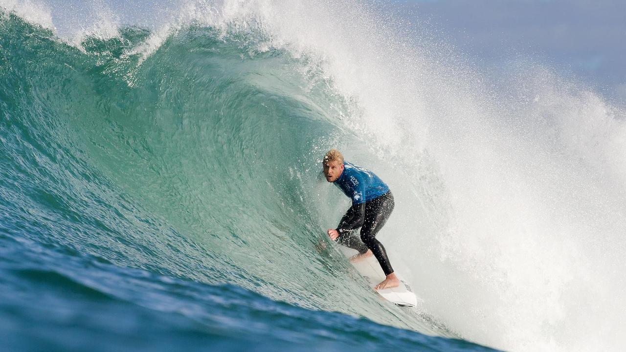 Aussie showdown as Mick Fanning edges buddy Joel Parkinson for victory