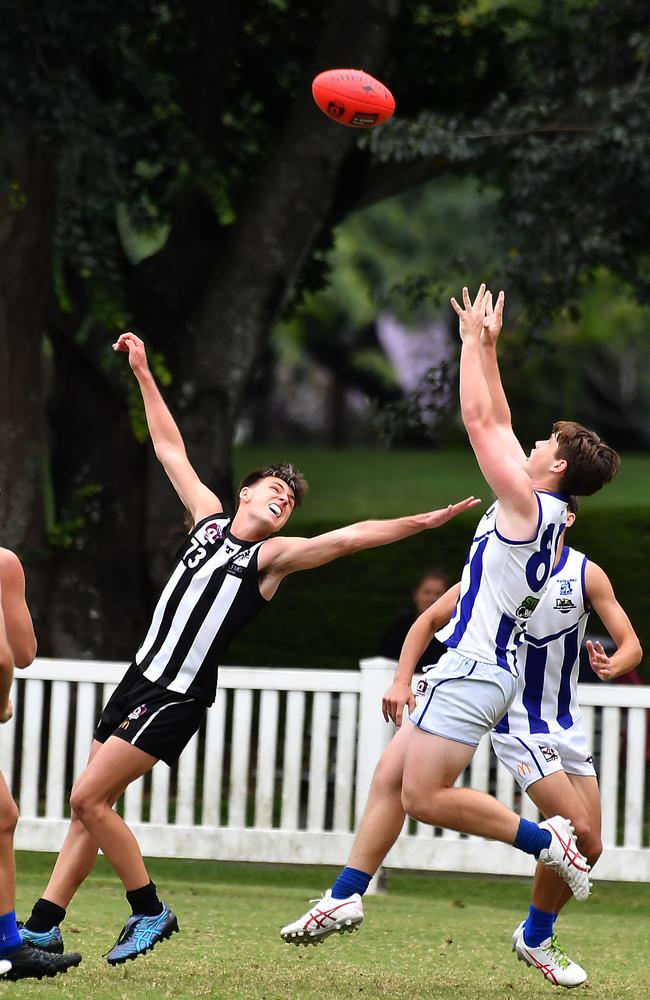 QAFL COLTS between Sherwood Magpies and Mt Gravatt Saturday April 1, 2023. Picture, John Gass