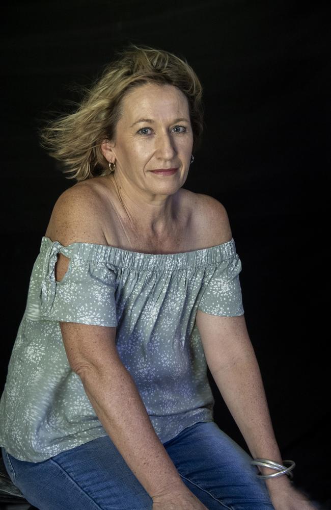 Kate Yeoman had a double mastectomy eight years ago after being diagnosed with a rare form of cancer and she is still waiting for a reconstruction. Pic : Brian Cassey