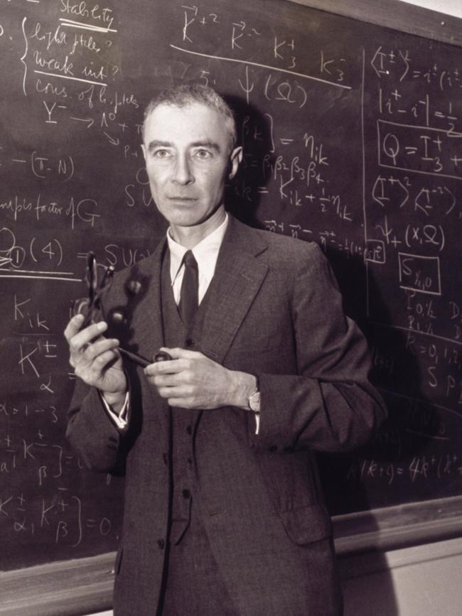 J Robert Oppenheimer. Picture: Bettmann Archive/Getty Images