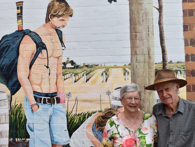 Judy and Eric Leach from Stanthorpe at the Apple and Grape Festival 2024